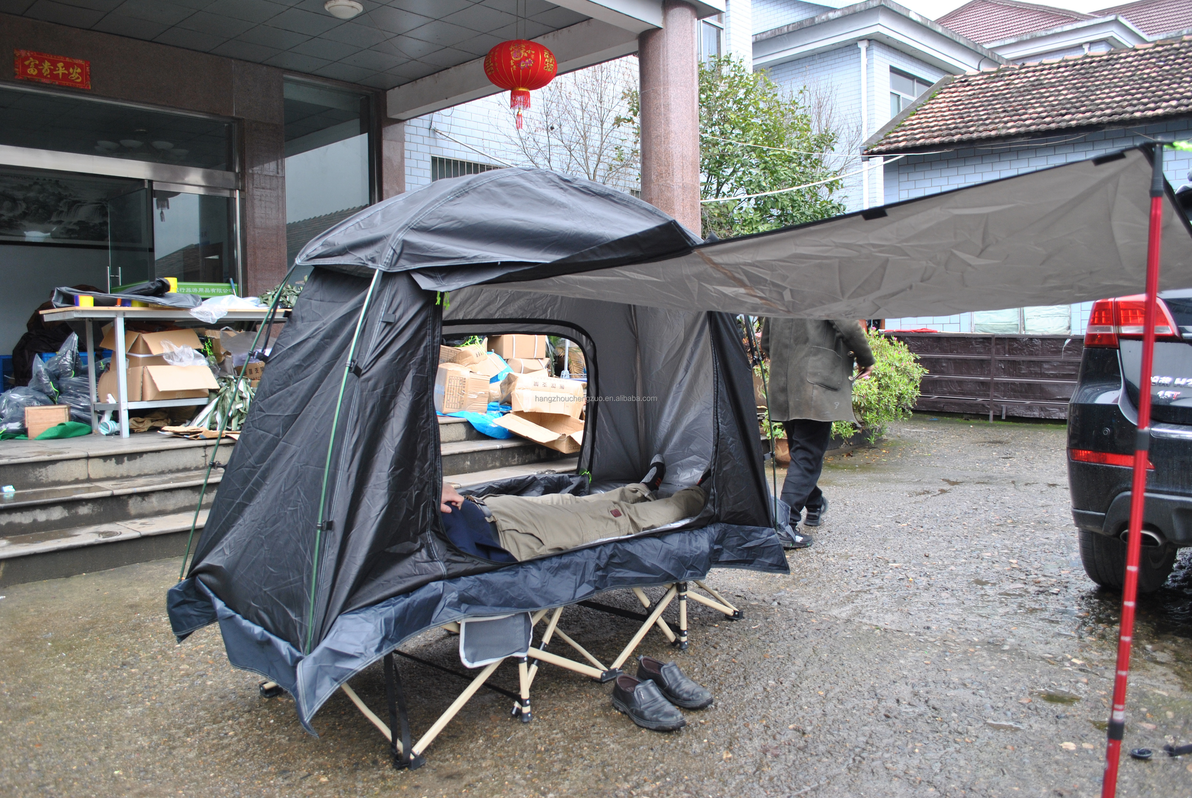 Cheap Goat Tents Just tent! Folding Off The Ground Camping Sleeping Bed tent cot,Camping cot Bed Tent,Camping tent build on cot or use alone Tents 